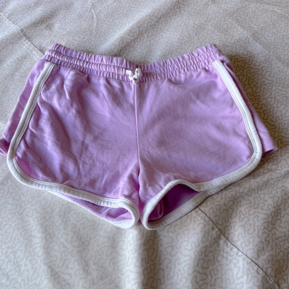 Gap girls lilac and white shorts in size large 10
